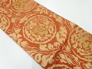 アンティーク　抽象模様織出し袋帯（材料）